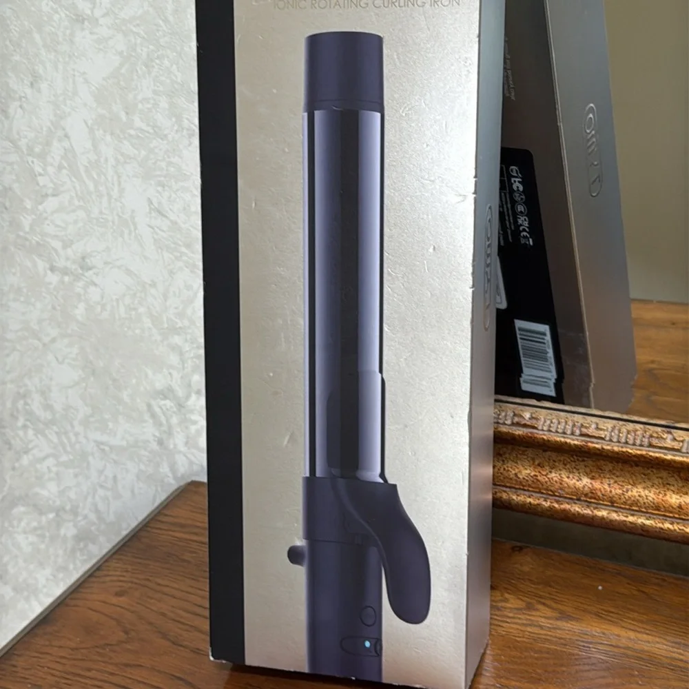 New TYMO ROTA AUTOMATIC Ionic Rotating curling Iron.  1.25” Titanium Barrel.